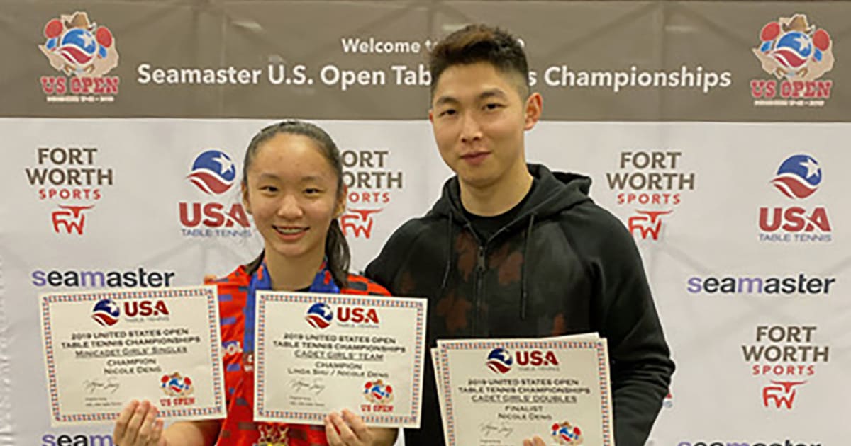USA TableTennis Maryland Table Tennis Center Coach Cheng Wang